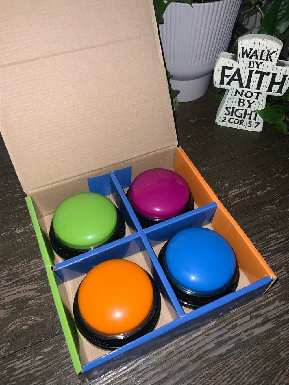 Learning Resources Answer Buzzers - Set of 4 NEW OPEN BOX